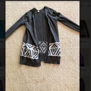 Grey and white Cardigan